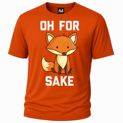 Oh For Fox Sake Gift Cooling Performance Crew T-Shirt