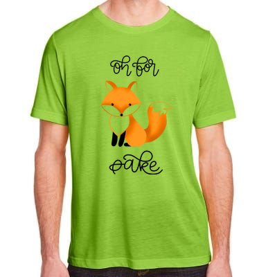 Oh For Fox Sake With Cute Fox Design Jla0022a Funny Gift Adult ChromaSoft Performance T-Shirt