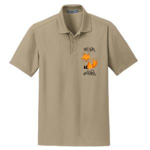 Oh For Fox Sake With Cute Fox Design Jla0022a Funny Gift Dry Zone Grid Polo