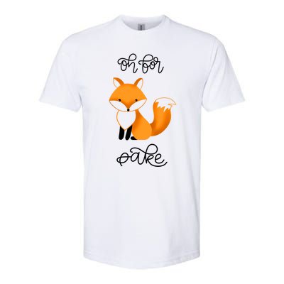 Oh For Fox Sake With Cute Fox Design Jla0022a Funny Gift Softstyle® CVC T-Shirt