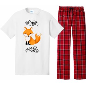 Oh For Fox Sake With Cute Fox Design Jla0022a Funny Gift Pajama Set