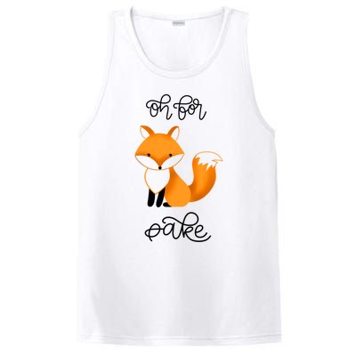 Oh For Fox Sake With Cute Fox Design Jla0022a Funny Gift PosiCharge Competitor Tank