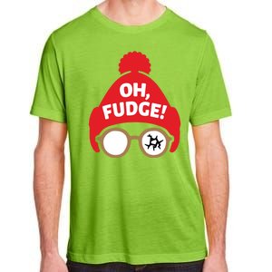 Oh Fudge Funny Christmas Saying Xmas Adult ChromaSoft Performance T-Shirt