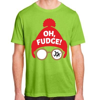 Oh Fudge Funny Christmas Saying Xmas Adult ChromaSoft Performance T-Shirt