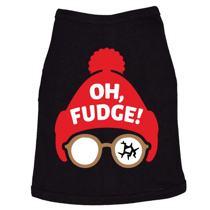 Oh Fudge Funny Christmas Saying Xmas Doggie Tank