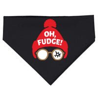 Oh Fudge Funny Christmas Saying Xmas USA-Made Doggie Bandana