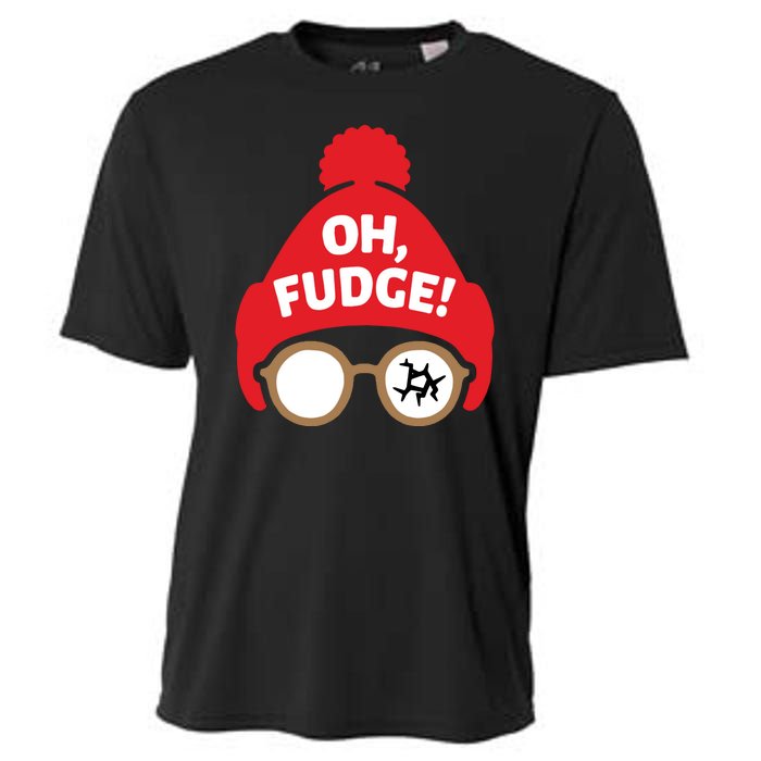 Oh Fudge Funny Christmas Saying Xmas Cooling Performance Crew T-Shirt