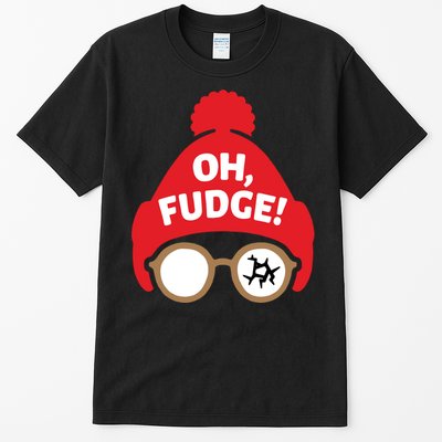 Oh Fudge Funny Christmas Saying Xmas Tall T-Shirt