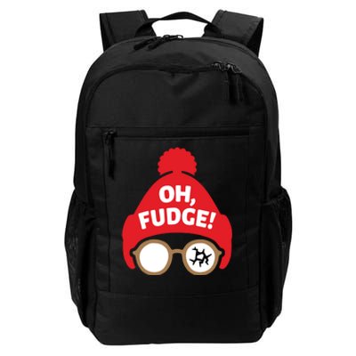 Oh Fudge Funny Christmas Saying Xmas Daily Commute Backpack