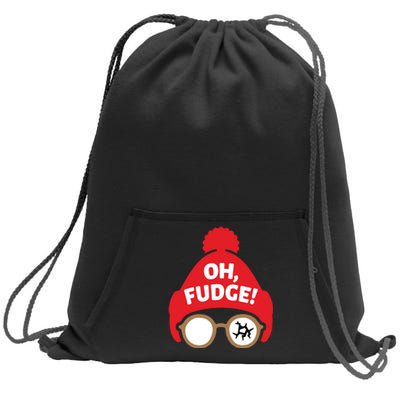 Oh Fudge Funny Christmas Saying Xmas Sweatshirt Cinch Pack Bag