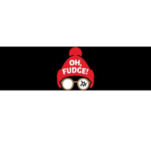 Oh Fudge Funny Christmas Saying Xmas Bumper Sticker