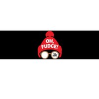 Oh Fudge Funny Christmas Saying Xmas Bumper Sticker