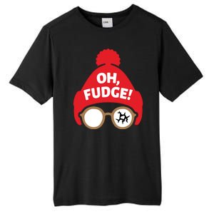 Oh Fudge Funny Christmas Saying Xmas Tall Fusion ChromaSoft Performance T-Shirt