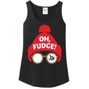 Oh Fudge Funny Christmas Saying Xmas Ladies Essential Tank