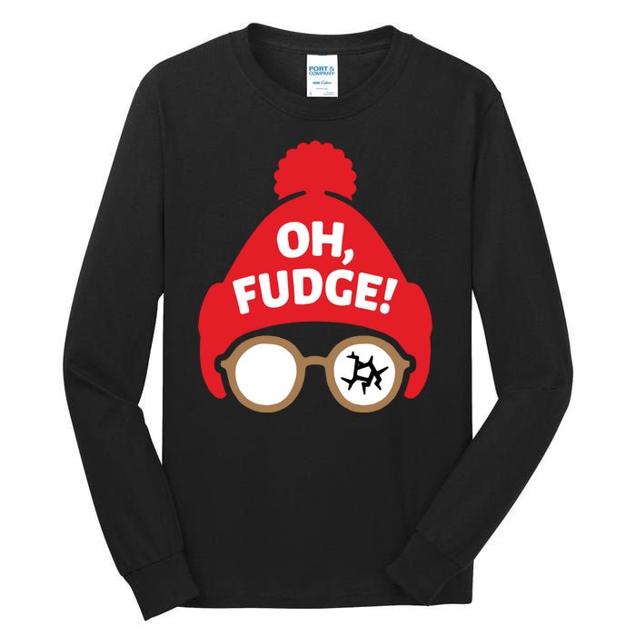 Oh Fudge Funny Christmas Saying Xmas Tall Long Sleeve T-Shirt