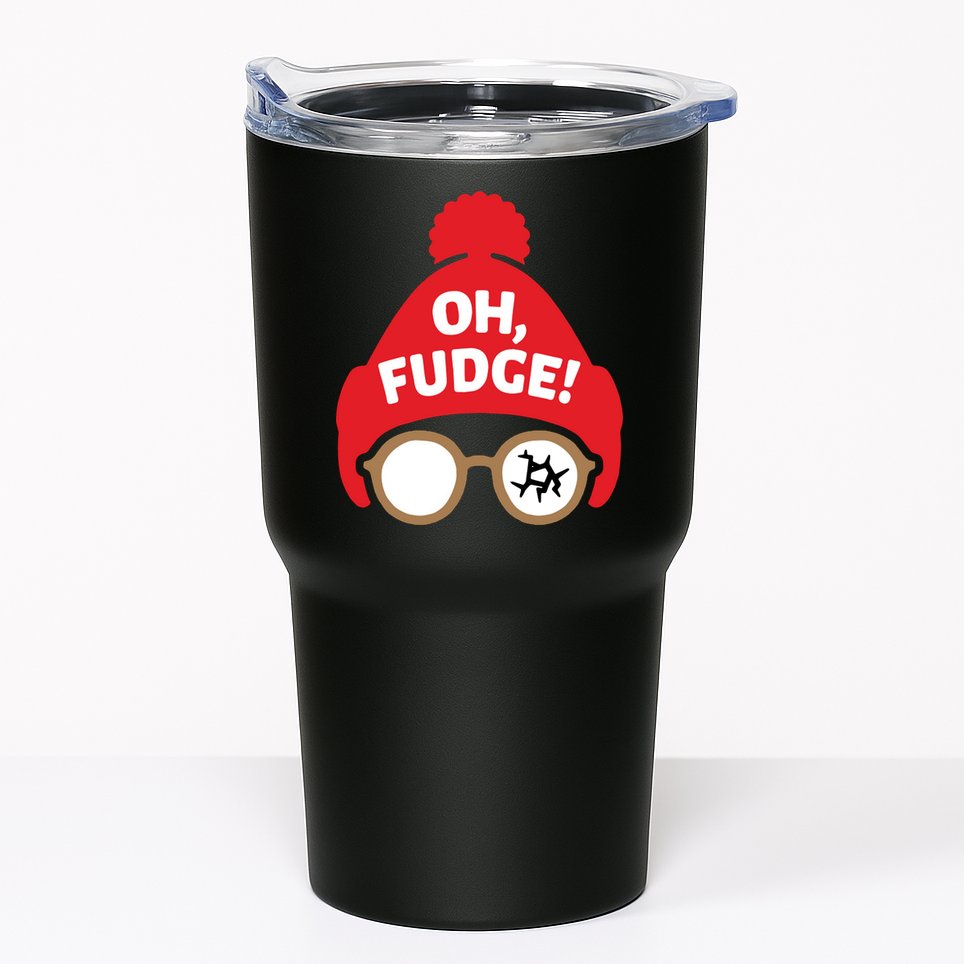 Oh Fudge Funny Christmas Saying Xmas Tumbler