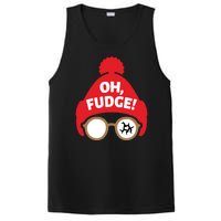 Oh Fudge Funny Christmas Saying Xmas PosiCharge Competitor Tank