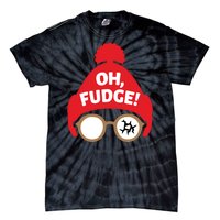 Oh Fudge Funny Christmas Saying Xmas Tie-Dye T-Shirt