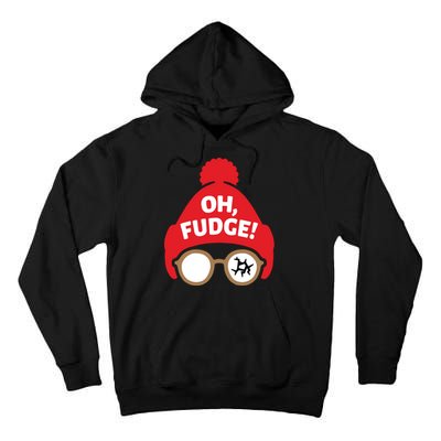 Oh Fudge Funny Christmas Saying Xmas Tall Hoodie