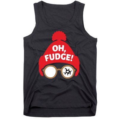 Oh Fudge Funny Christmas Saying Xmas Tank Top