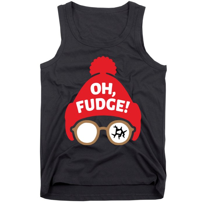 Oh Fudge Funny Christmas Saying Xmas Tank Top