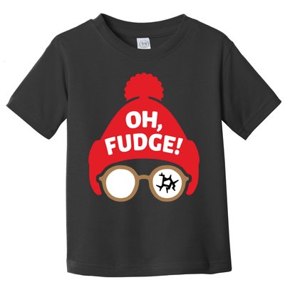 Oh Fudge Funny Christmas Saying Xmas Toddler T-Shirt