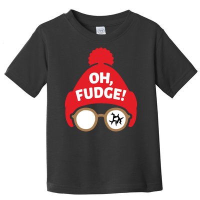 Oh Fudge Funny Christmas Saying Xmas Toddler T-Shirt