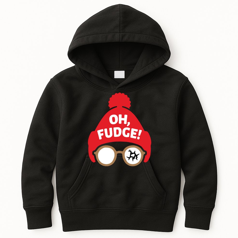 Oh Fudge Funny Christmas Saying Xmas Kids Hoodie