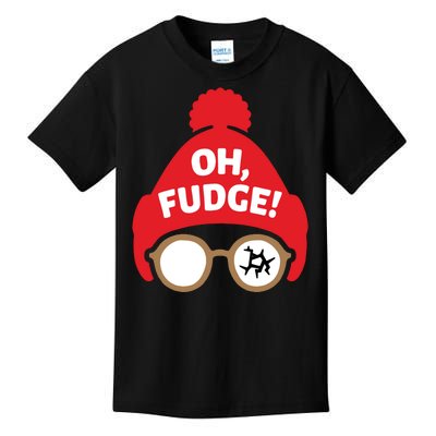 Oh Fudge Funny Christmas Saying Xmas Kids T-Shirt