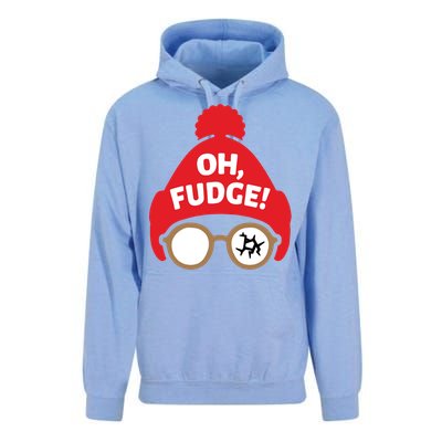 Oh Fudge Funny Christmas Saying Xmas Unisex Surf Hoodie