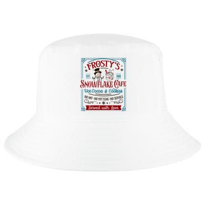 Old Fashioned FrostyS Snowflake Cafe Coffee Lovers Xmas Cool Comfort Performance Bucket Hat