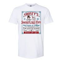 Old Fashioned FrostyS Snowflake Cafe Coffee Lovers Xmas Softstyle CVC T-Shirt