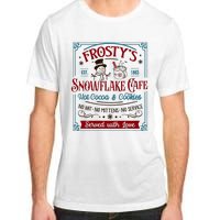 Old Fashioned FrostyS Snowflake Cafe Coffee Lovers Xmas Adult ChromaSoft Performance T-Shirt