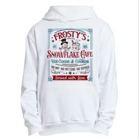 Old Fashioned FrostyS Snowflake Cafe Coffee Lovers Xmas Urban Pullover Hoodie