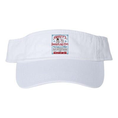 Old Fashioned FrostyS Snowflake Cafe Coffee Lovers Xmas Valucap Bio-Washed Visor