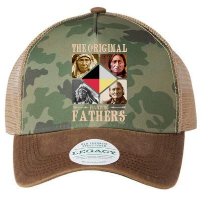 Original Founding Fathers Native American Retro Tribe Pride Great Gift Legacy Tie Dye Trucker Hat