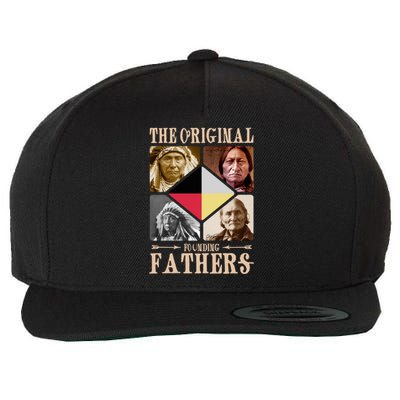 Original Founding Fathers Native American Retro Tribe Pride Great Gift Wool Snapback Cap