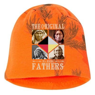 Original Founding Fathers Native American Retro Tribe Pride Great Gift Kati - Camo Knit Beanie