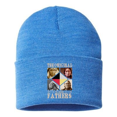 Original Founding Fathers Native American Retro Tribe Pride Great Gift Sustainable Knit Beanie