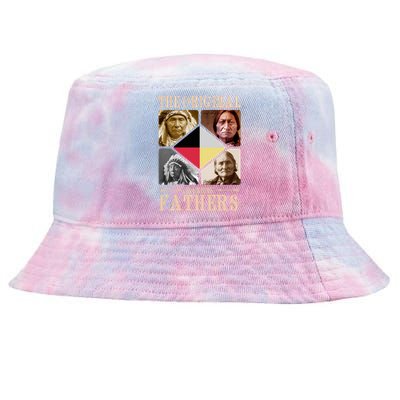 Original Founding Fathers Native American Retro Tribe Pride Great Gift Tie-Dyed Bucket Hat