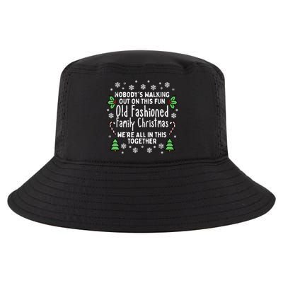 Old Fashioned Family Christmas Ugly Xmas Cool Comfort Performance Bucket Hat