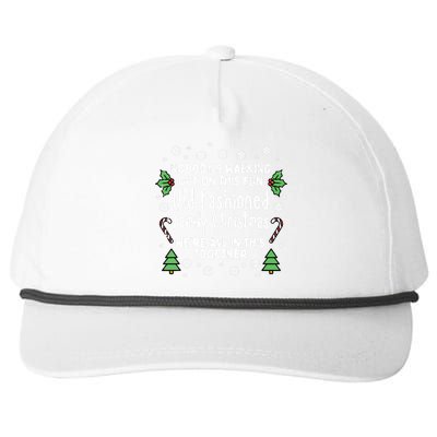 Old Fashioned Family Christmas Ugly Xmas Snapback Five-Panel Rope Hat