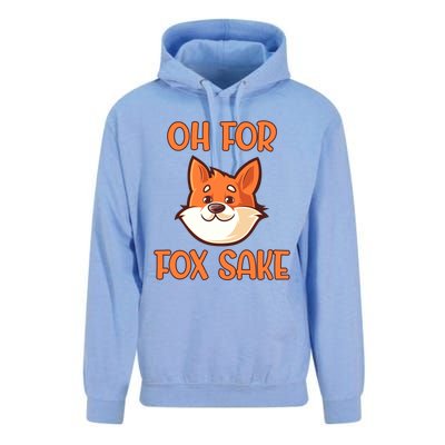 Oh For Fox Sake Funny Sarcastic Animals Jokes Phrases Cool Gift Unisex Surf Hoodie