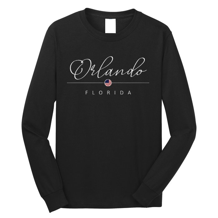 Orlando Florida Fl On Orlando Long Sleeve Shirt