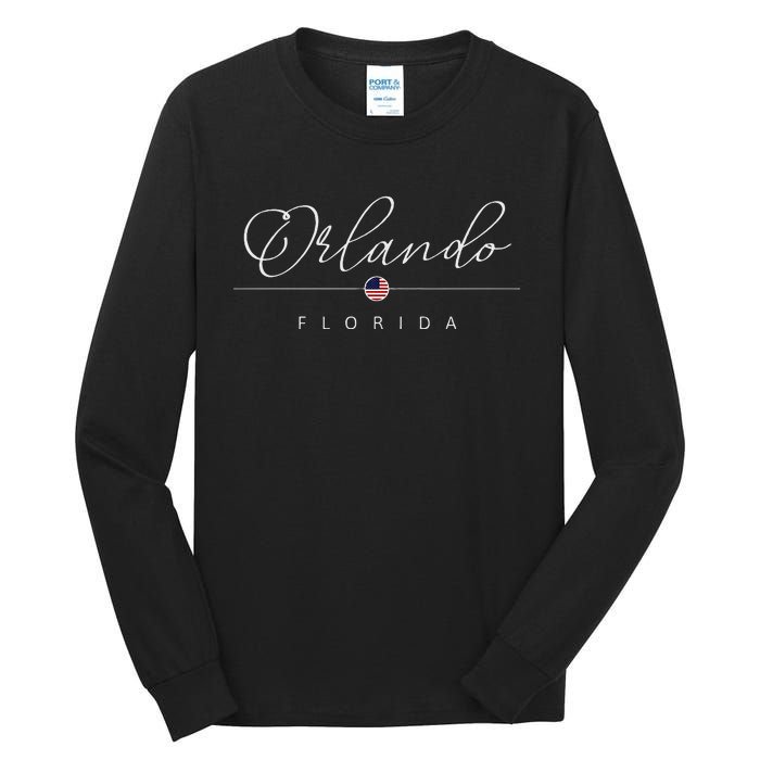 Orlando Florida Fl On Orlando Tall Long Sleeve T-Shirt