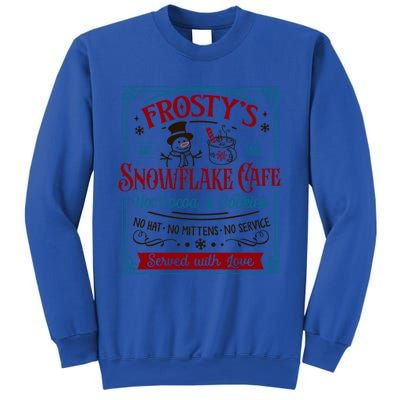 Old Fashioned FrostyS Snowflake Cafe Coffee Lovers Xmas Gift Sweatshirt