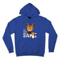 Oh For Fox Sake Funny Swearing Fox Pun Funny Gift Tall Hoodie