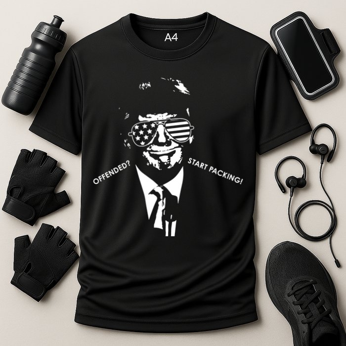 Offended Start Packing Funny Trump Cooling Performance Crew T-Shirt