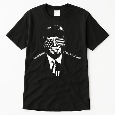 Offended Start Packing Funny Trump Tall T-Shirt
