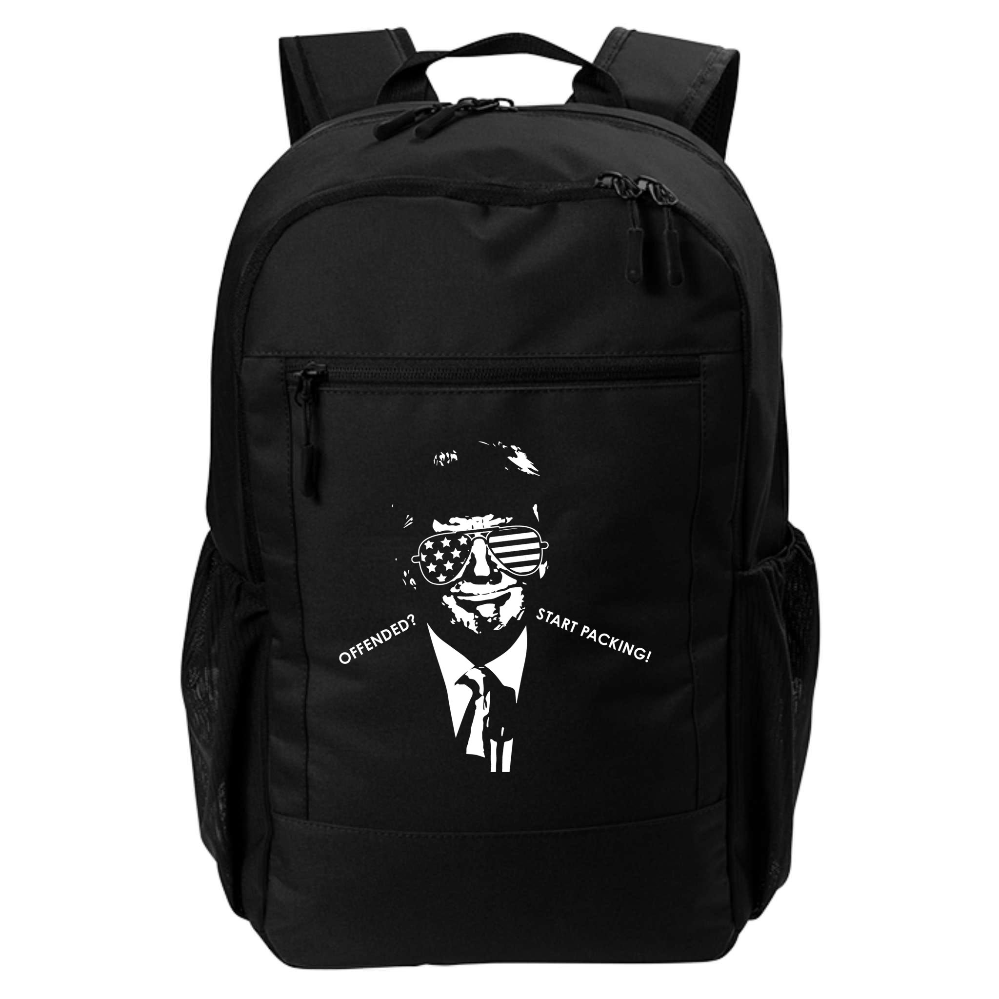 Offended Start Packing Funny Trump Backpack